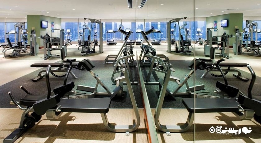 سالن بدنسازی هتل جمیرا لیوینگ ورلد ترید رزیدنس